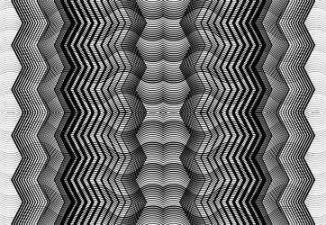 repeatable and tileable grid mesh zig-zag vector image
