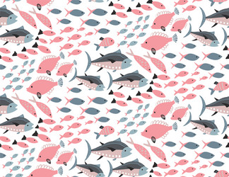 seamless pattern with different colorful vector image