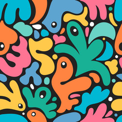 seamless abstract pattern vector image
