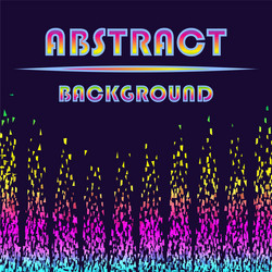 dynamic abstract scattering particles background vector image