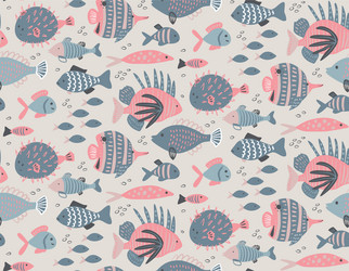 seamless pattern with different colorful vector