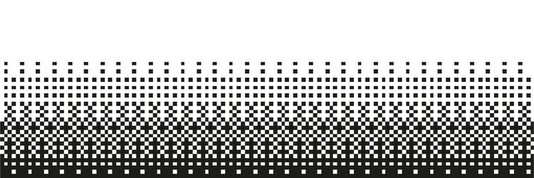 abstract pixel pattern with fading dots vector image