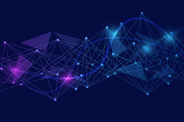 big data visualization background modern vector image