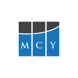 Mcy letter technology logo design on white Vector Image