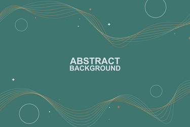 simple lines and dot circles background vector image