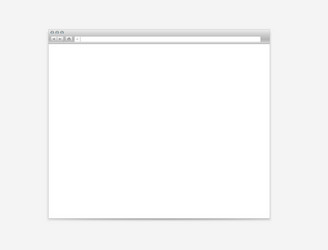 Browser Window Template vector image