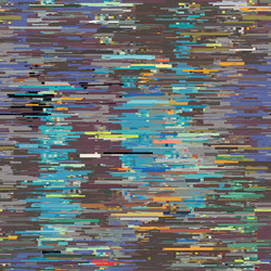 techno glitch error bug seamless pattern swatch vector image