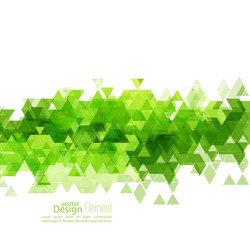 creative abstract triangle pattern vector image