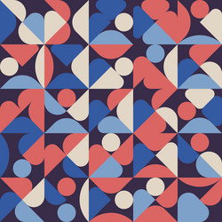 Geometric Minimal Pattern vector image