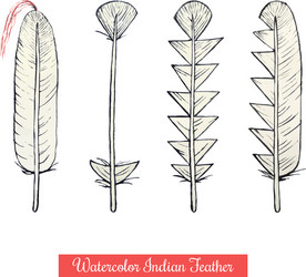 How To Draw A Indian Feather Step By Step