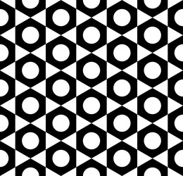 Seamless geometric pattern vector