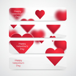 Valentine hearts background vector