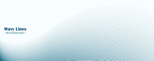 abstract dynamic wavy lines background vector image
