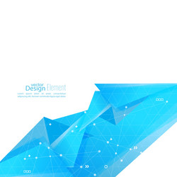 abstract background with geometric shapes vector image