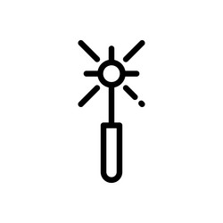 magic icon thin linear style design isolated vector image
