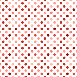 red seamless dot pattern background design vector image
