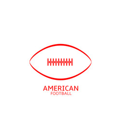 american football ball Vector Image