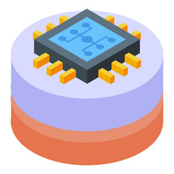computer processor chip performing machine vector image