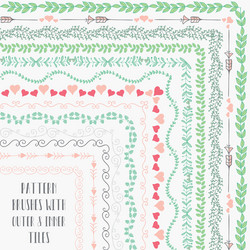 Decorative Tile Pattern - Outer & Inner vector image