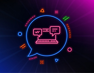 internet messages icon chat or conversation vector image