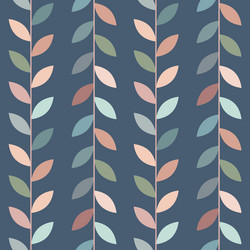 grey and multicolored leaf pattern seamless vector image