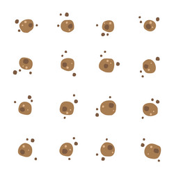 set of round blob isolated for decoration vector image