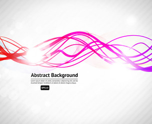 abstract background with curved lines vector image