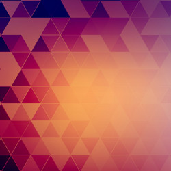 Abstract retro geometric background template vector