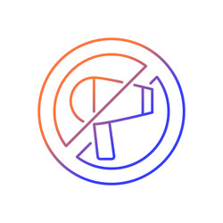 do not use a hairdryer if wet gradient linear vector image
