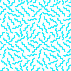 wavy lines seamless pattern dynamic color texture vector image
