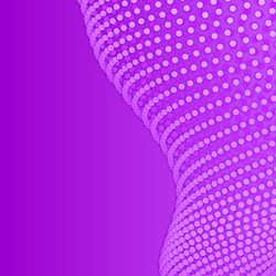 array of violet paper cut circles vector image