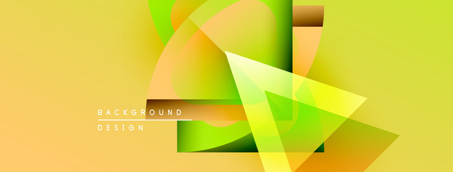abstract geometric shapes overlap creating vector image