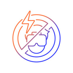 do not use if the headset causes headache vector image