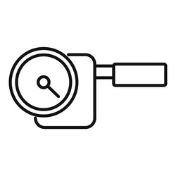 manometer measuring device showing pressure icon vector image
