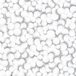 abstract geometric shape from gray circles vector image