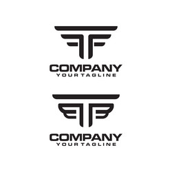 Aj logo monogram emblem style with crown shape Vector Image