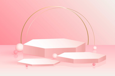 3d abstract scene background vector image