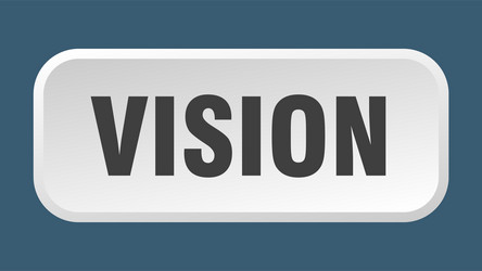 vision button square 3d push vector image