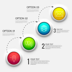 3d chart diagram business presentation realistic vector image