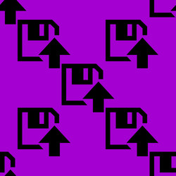floppy disk upload web icon flat design seamless vector image