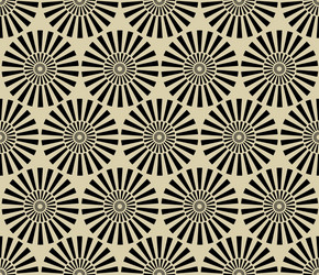 seamless vintage circular pattern vector