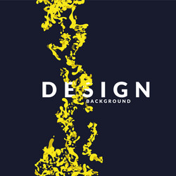 Yellow Splash Abstract Background vector image