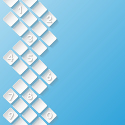 abstract background with numbers vector image