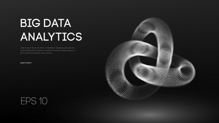 AI Data Analytics Sphere vector image