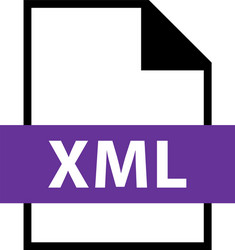 file name extension xml type vector