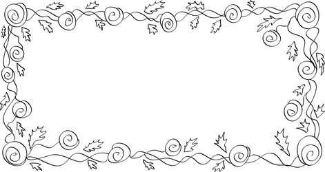 rectangular frame creeping roses on a white vector image