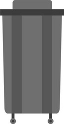 waste can of garbage types container bin vector image