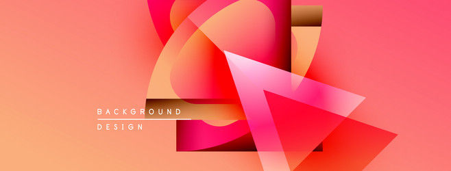 abstract design features overlapping shapes vector image