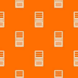 black computer system unit pattern seamless vector image