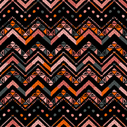 abstract colorful coral zigzag line pattern vector image